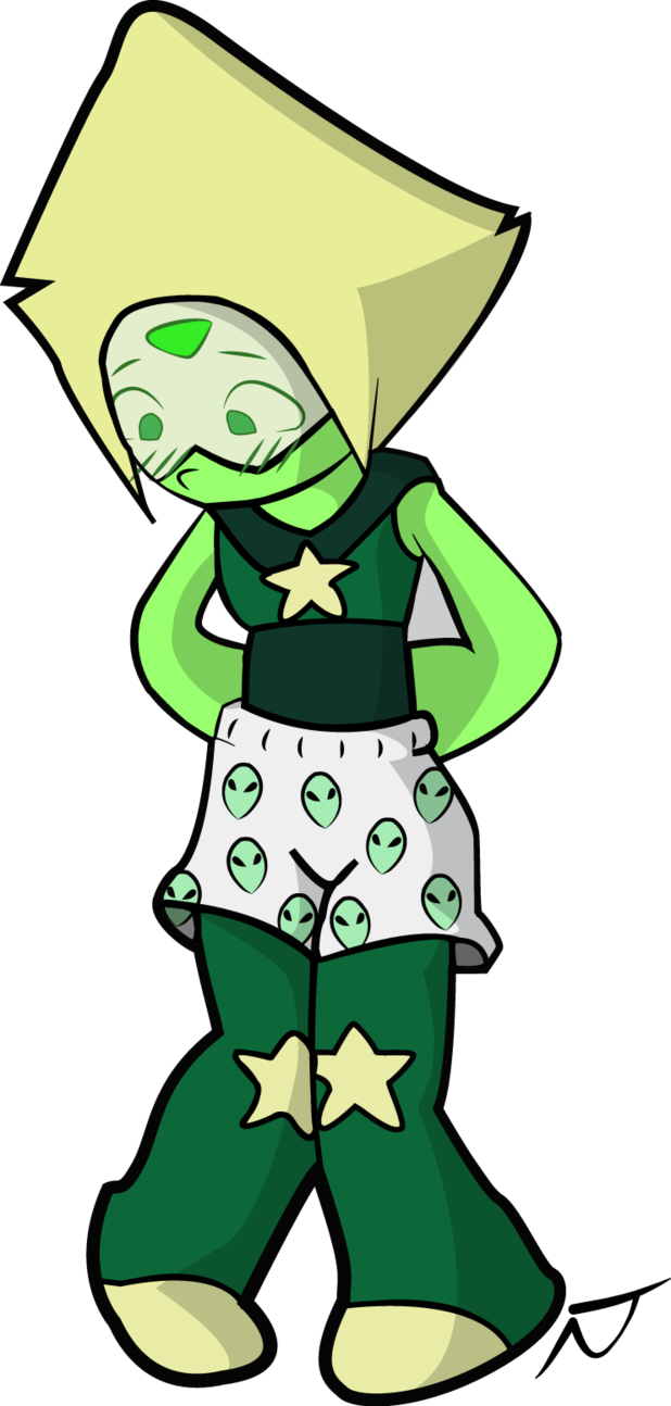 Peridot Sorry By Gitana10 - Cartoon (618x1294)