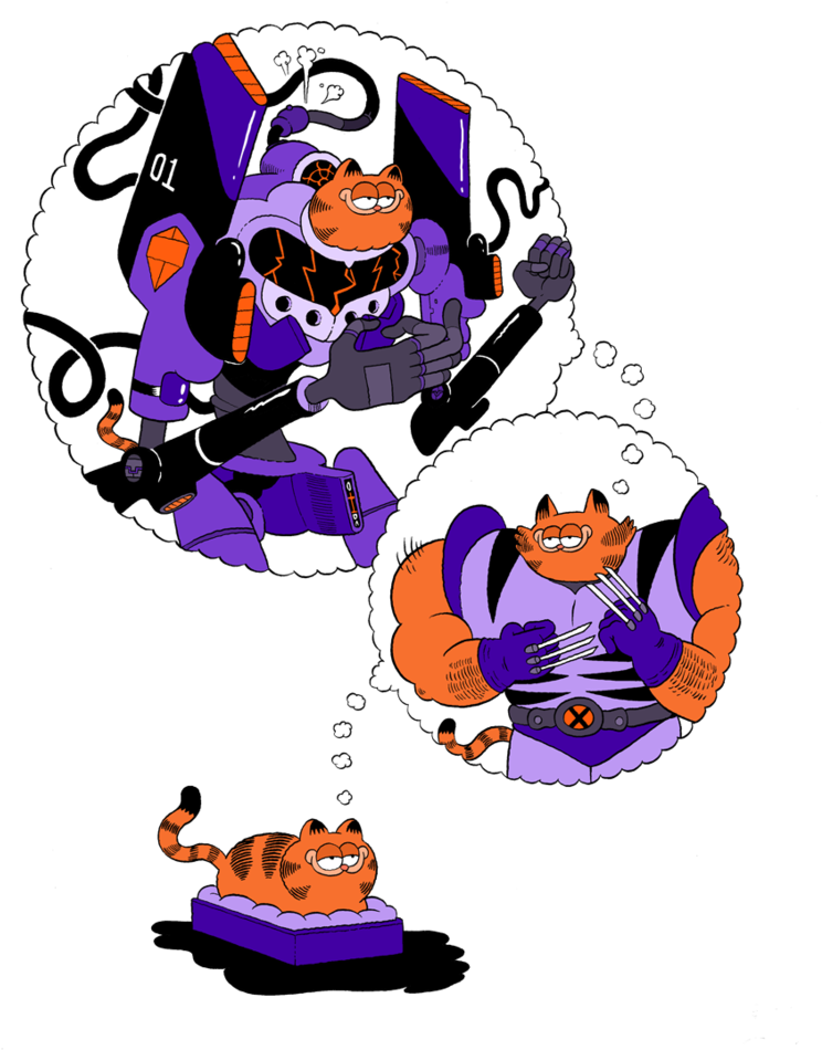 Garfield Dreams By Mrdynamite - December 5 (794x1007)