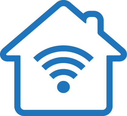 Smart Homes - Wifi Png (417x381)