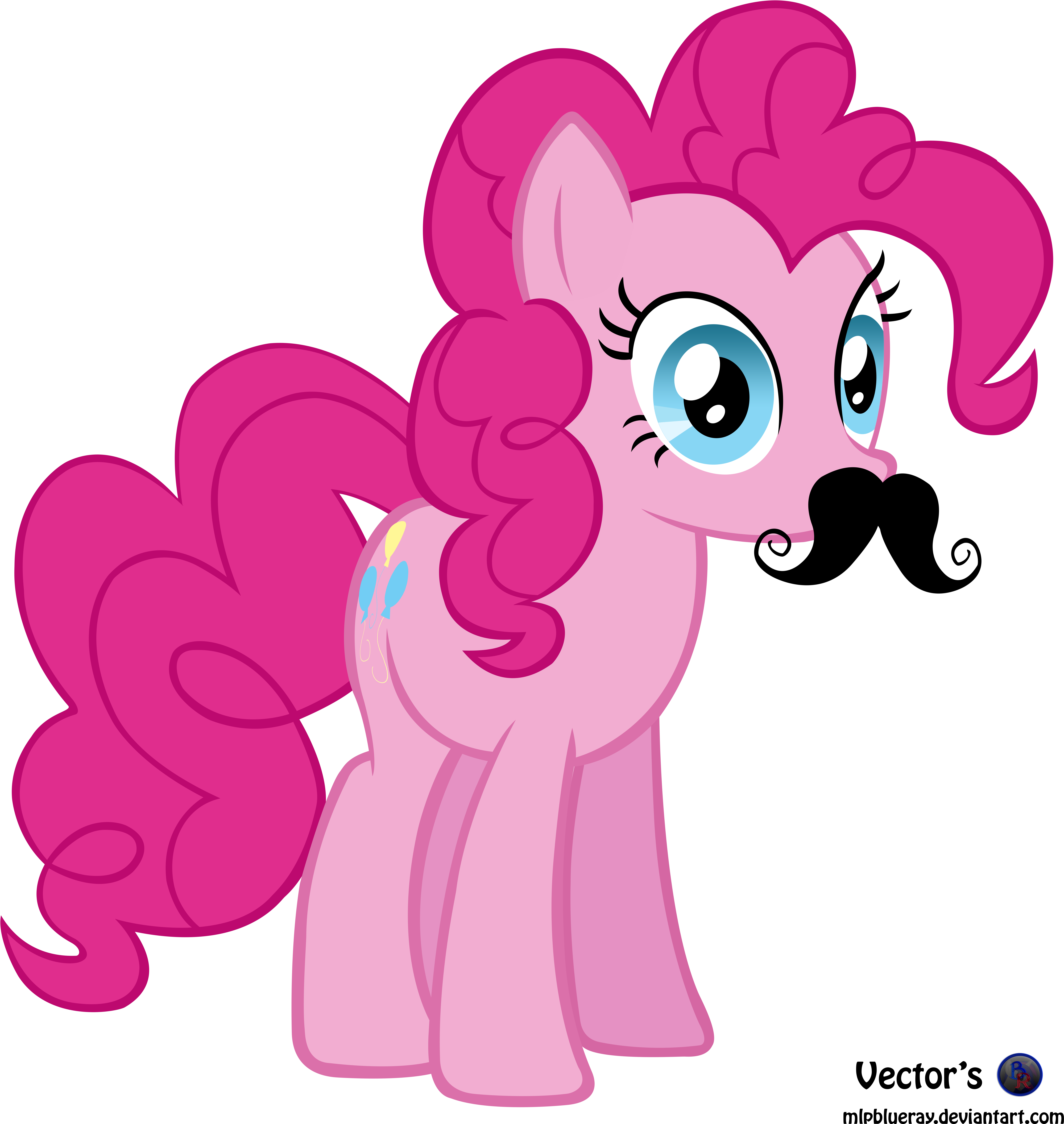 Mlp Vector - Mlp Fim Pinkie Pie (6353x6684)