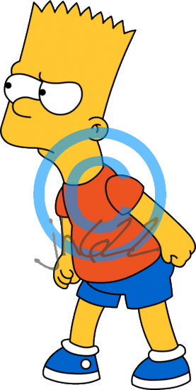 Angry Bart By Jh622 - Cartoon (277x550)