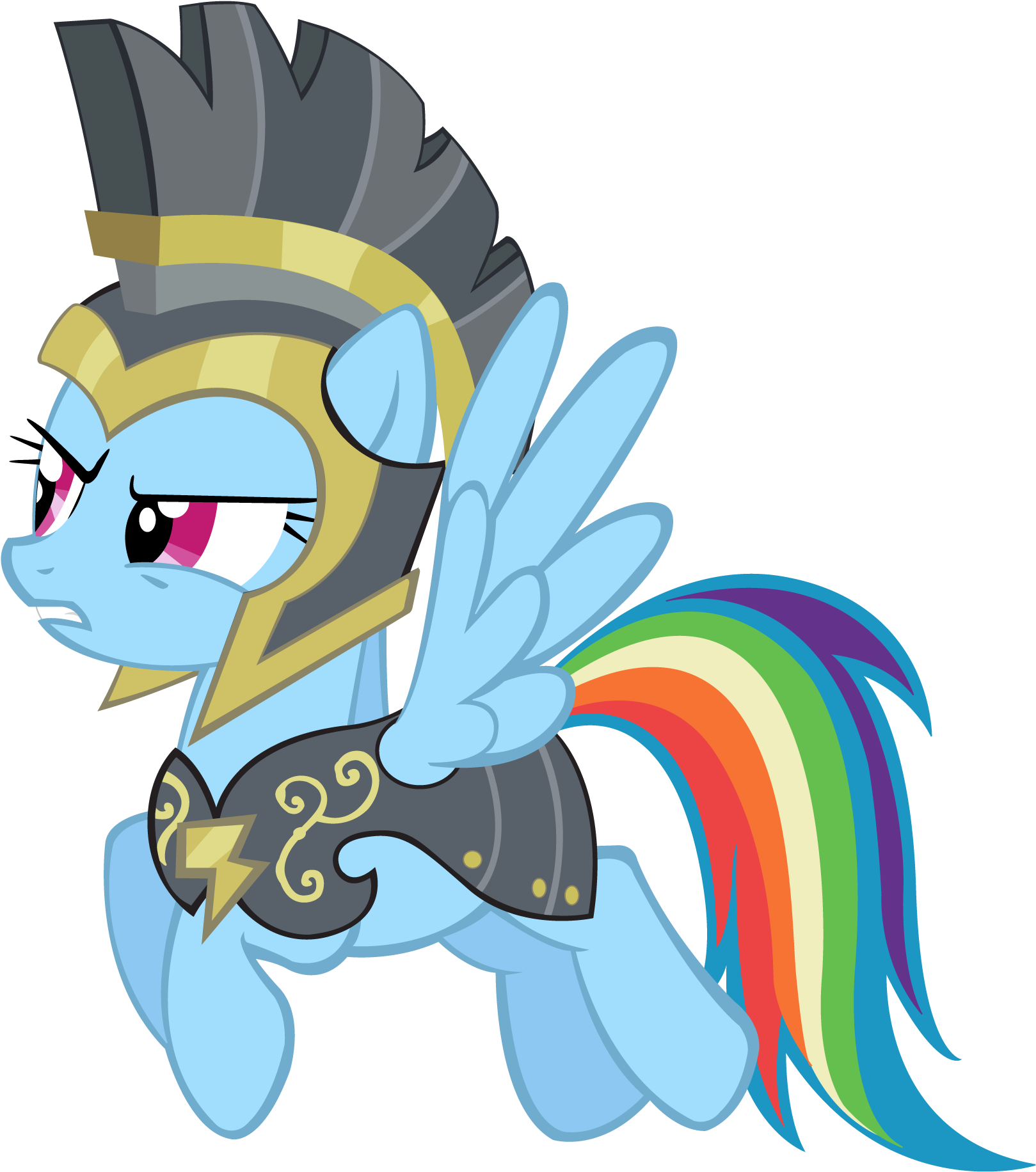Masterrottweiler Another Rainbow Dash Hurricane Armor - Rainbow Dash Commander Hurricane (1822x2107)