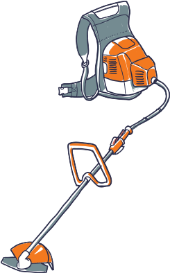 Backpack String Trimmer - String Trimmer (328x393)