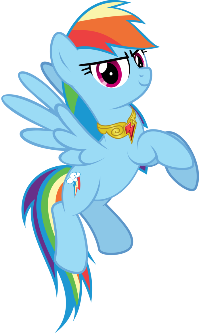 Rainbow Dash - Mlp Dash Vectors (692x1155)