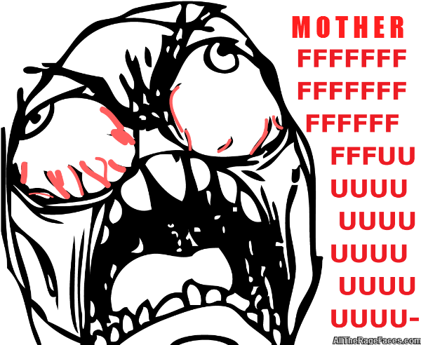 Angryface - Very Angry Face Meme (600x492)