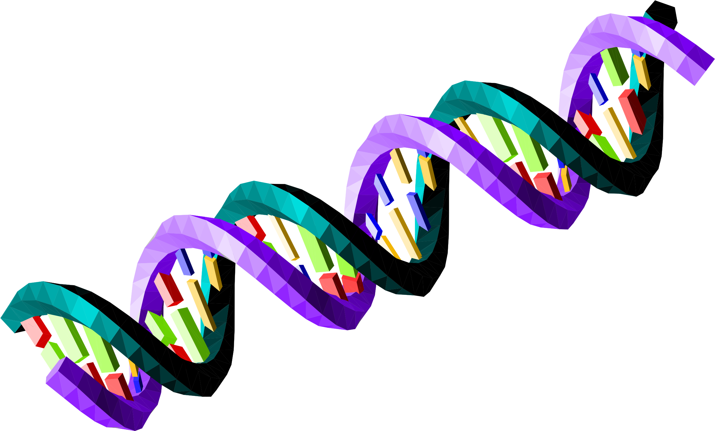 Big Image - Ds Dna Strand Transparent (2400x2400)