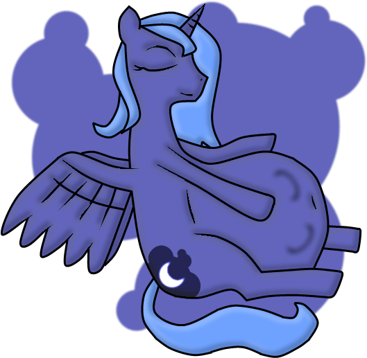 Luna Vore By Cloudmentality - Princesa Luna Vore (551x561)
