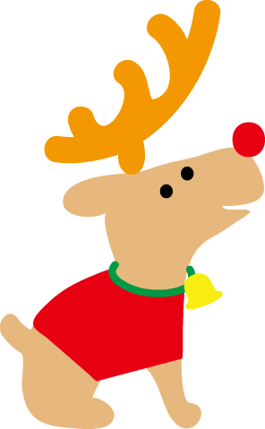 トナカイのイラスト - Christmas Day (296x479)