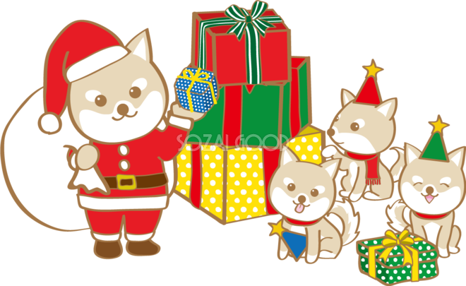 かわいいクリスマス 無料イラスト80529 - Christmas Day (660x405)