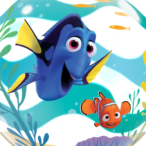Finding Dory Bubble Balloon 1pc - 22" Finding Dory Bubble Balloons - Mylar Balloons Foil (501x501)