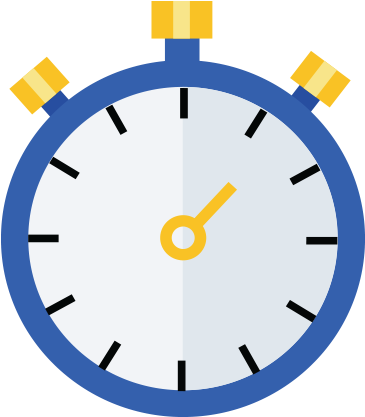 Stop Watch - Wheel Cart Vector (375x426)