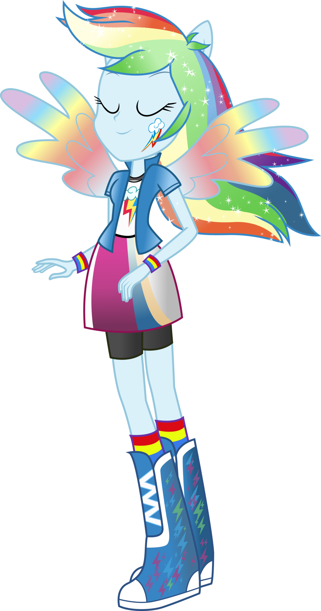 Rainbow Dash Equestria Girl (1024x1944)