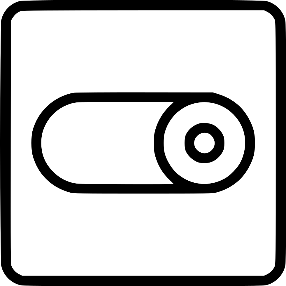 Switch Turn On Off Settings Comments - Circle (981x980)