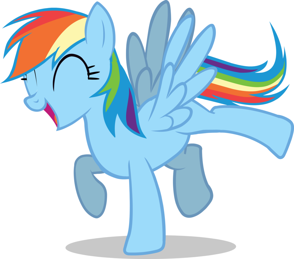 Rainbow Dash Vector By Ramseybrony17 - Rainbow Dash Party (953x839)