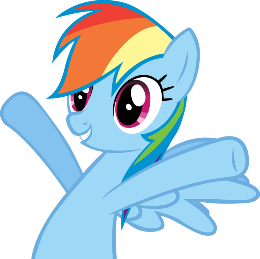 Rainbow Dash Sleeping (895x892)