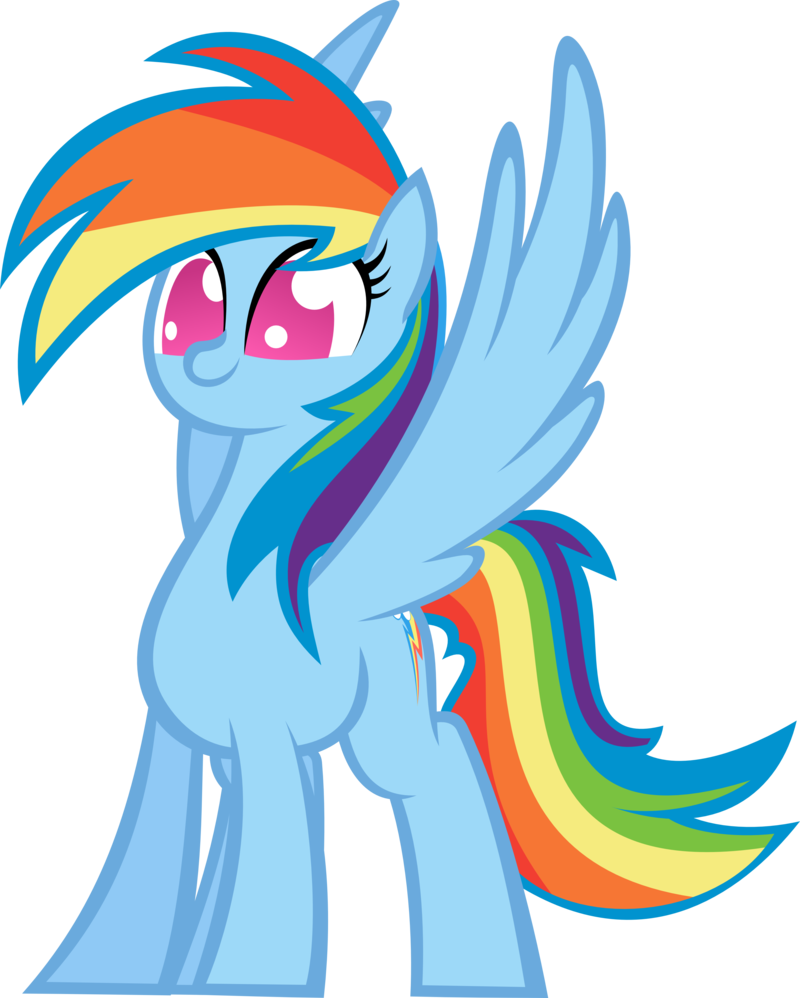 Rainbow Dash By Kalleflaxx - Rainbow Dash (800x998)