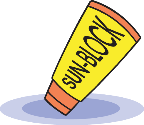 Interactive Skin Games - Sunblock Cartoon (490x425)