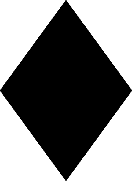 Diamond Shape Png - Rhombus (432x595)