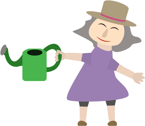 Gardener Illustration - Gardener (600x560)