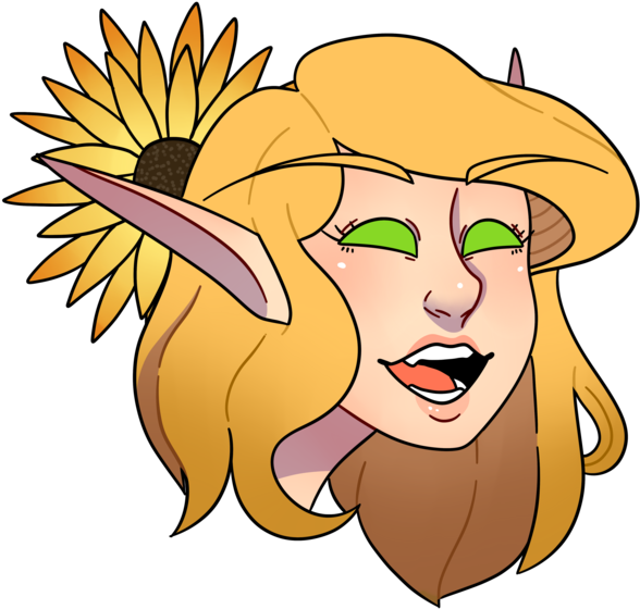 Very Happy Elf By Thelichwitch - Drawing (600x600)