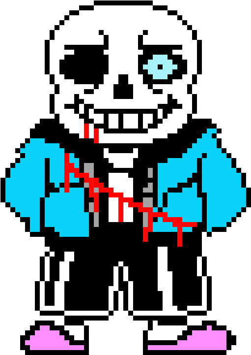 Future Sans - Undertale Sans Battle Sprite (540x760)