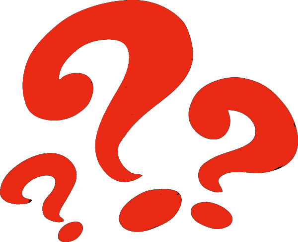 Question Mark Clipart Black And White (600x486)