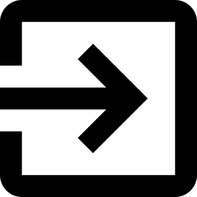 Exit To App Button Vector - Entry Exit Icon (400x400)