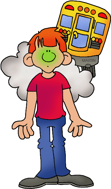 School Bus Smoke - Institute (411x648)