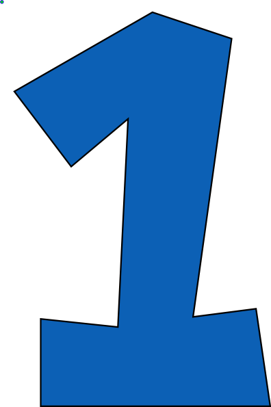 Number One Clip Art (396x595)