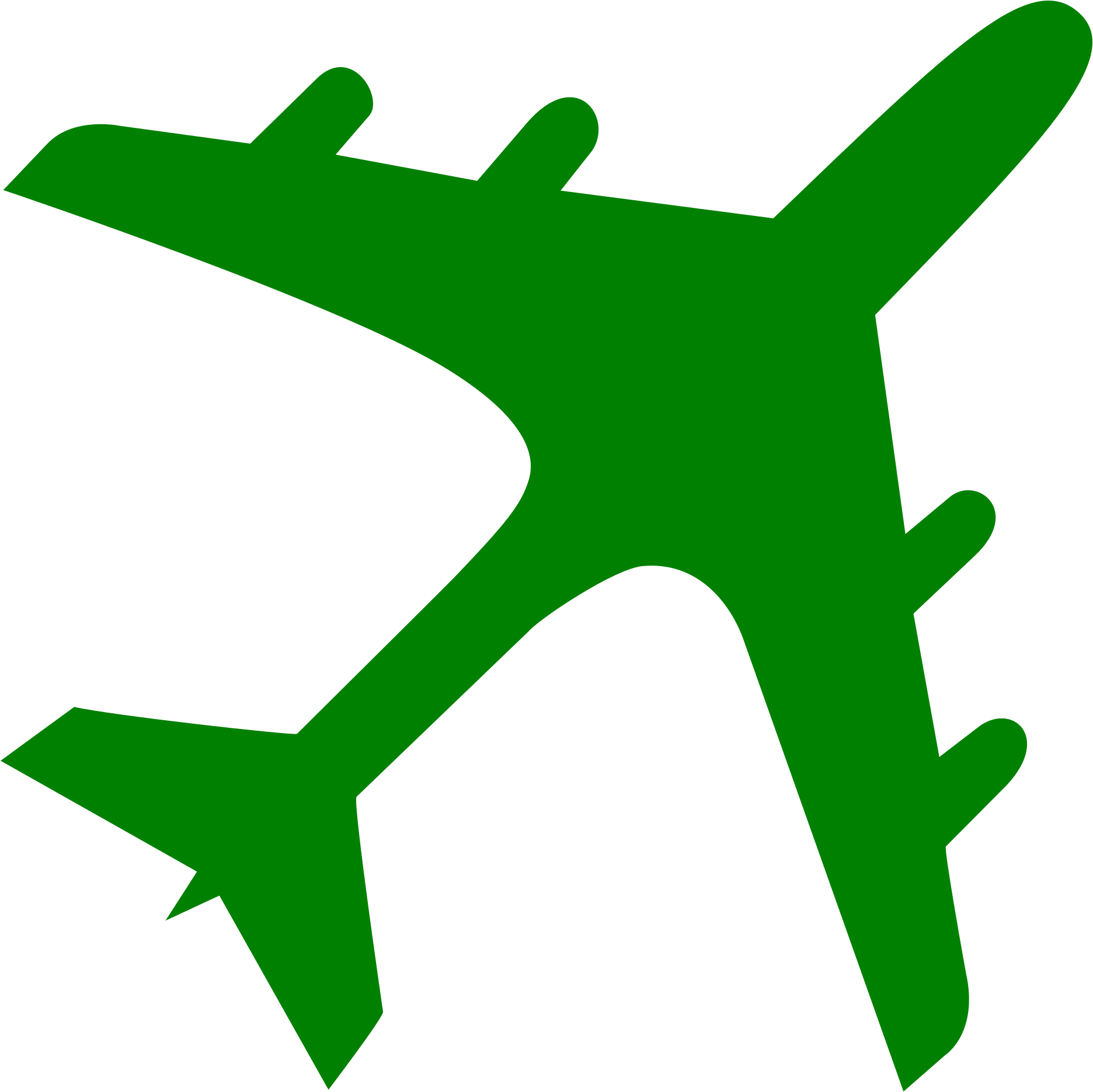 File - Aeroplane Silhouette (2000x2000)