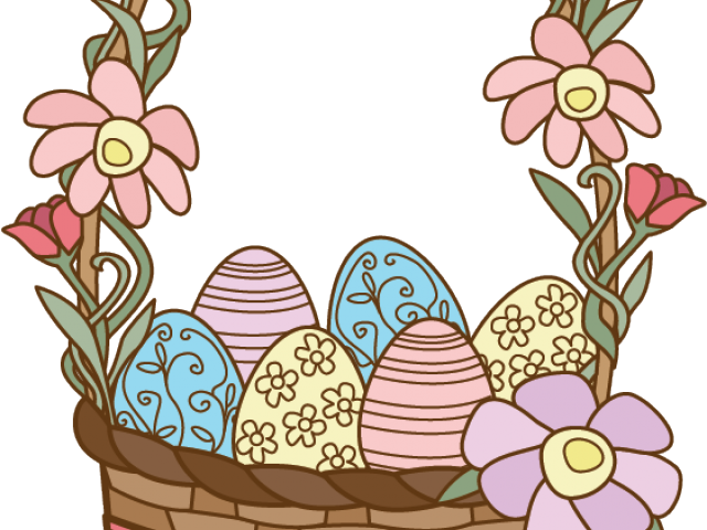 Easter Basket Clipart - Easter Basket (640x480)