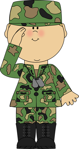 Soldier Salute Clipart (264x500)
