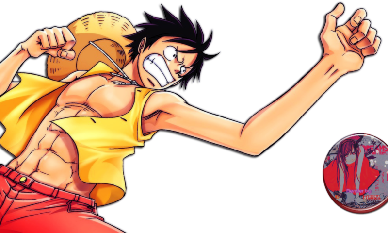 Luffy Atacando Png (800x480)