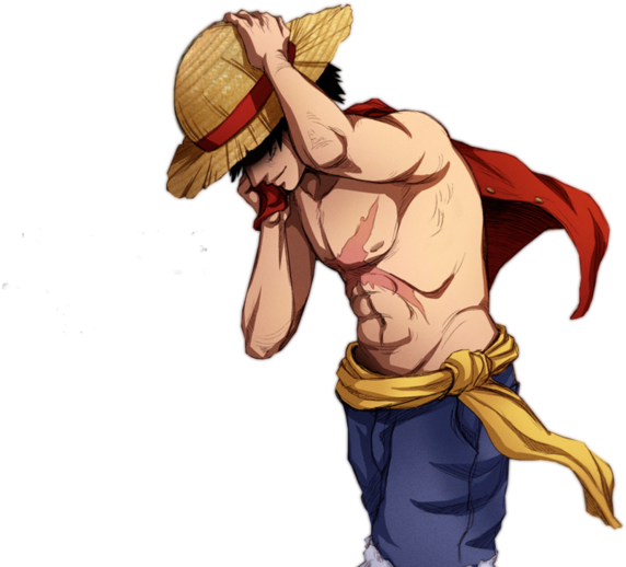 No Caption Provided - One Piece Luffy Fighting (640x640)