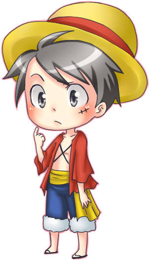 Luffy Chibi - Luffy Chibi (400x550)