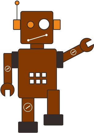 Cartoon Robot Drawing - Cartoon Robot Drawing (500x500)