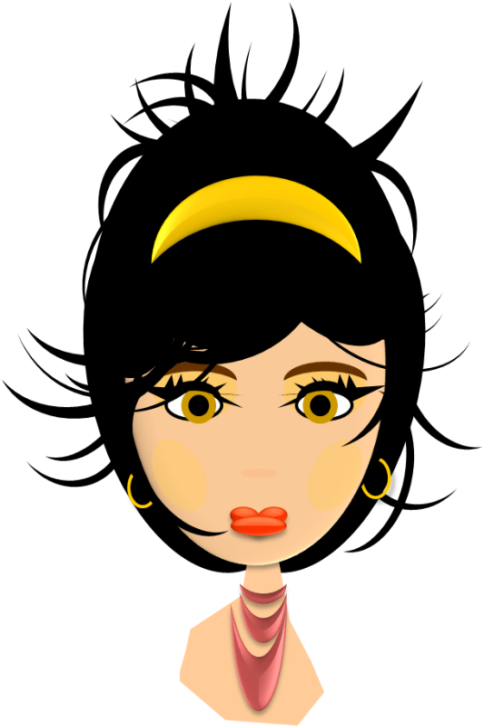 Free Vector Classy Lady - Clip Art (533x800)