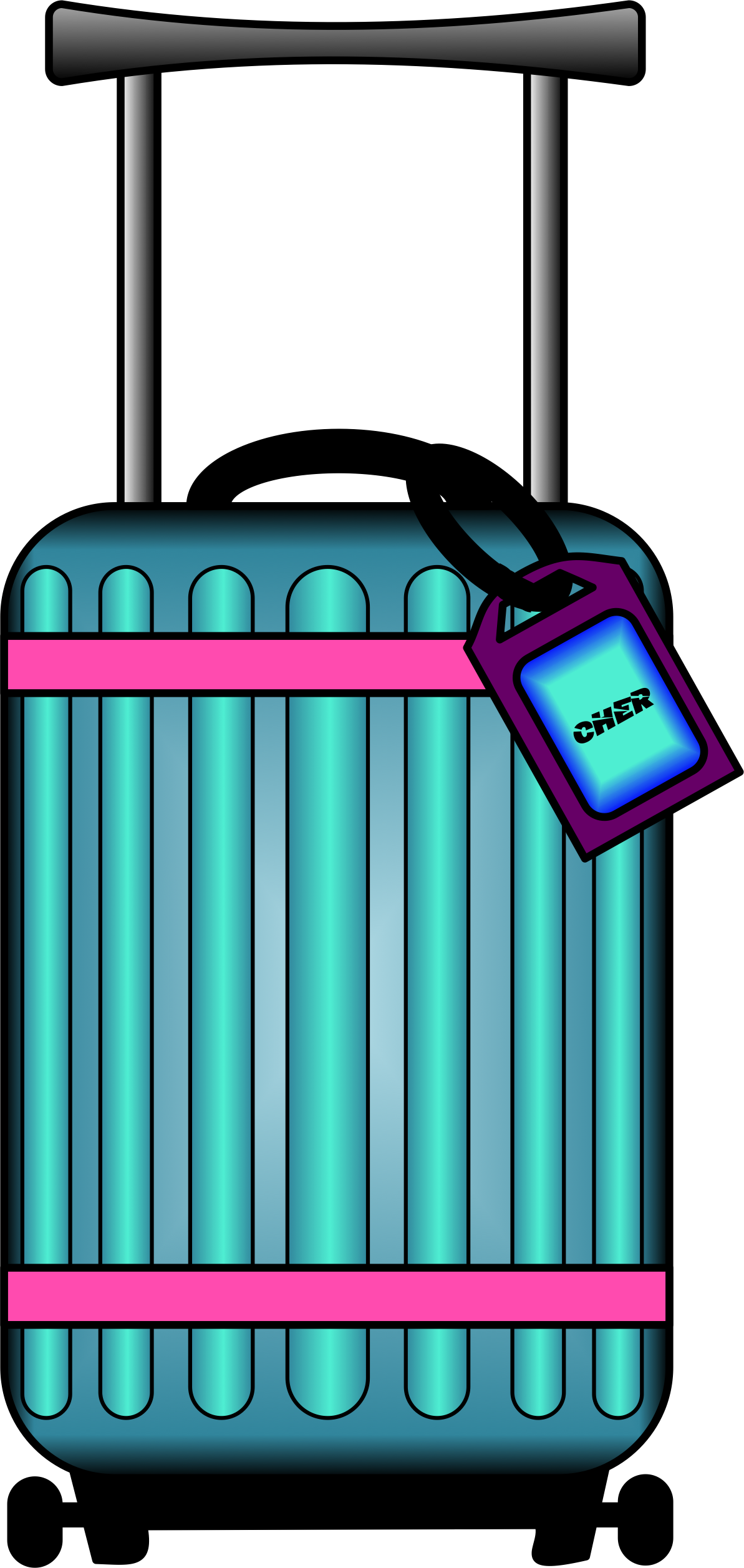 Fondos - Maleta Clipart (1193x2514)