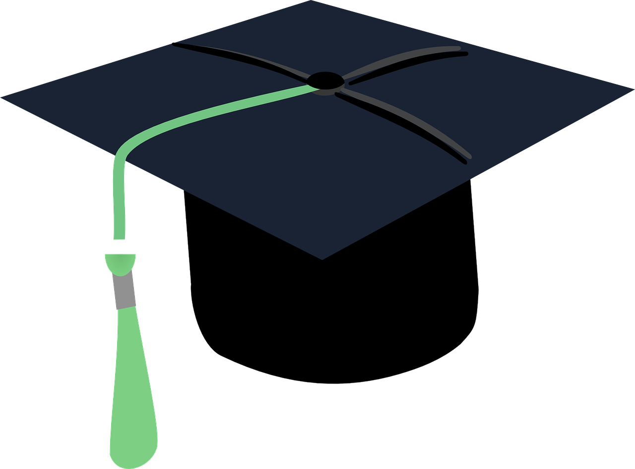 Graduation Cap Green Tassel (1280x944)