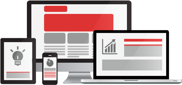 Responsive Web Design - Web Design Vector Png (800x400)