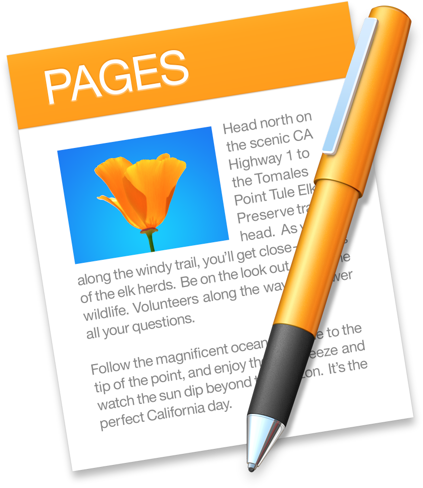 Pages Icon - Pages Mac (1024x1024)