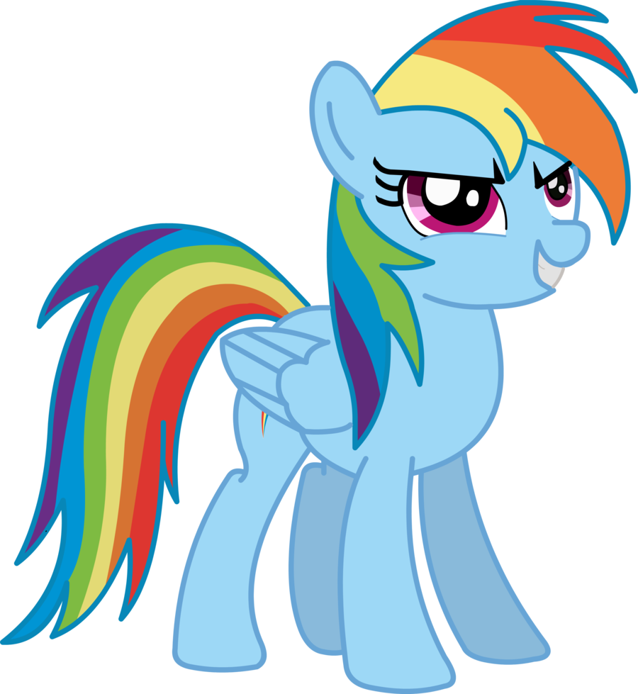 Rainbow Dash Triumph Vector By Stealth1139 Rainbow - Rainbow Dash (900x979)