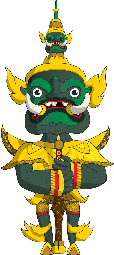 Yaksha - Cartoon (1103x1103)