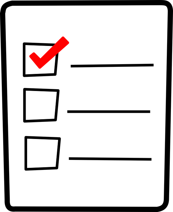 Checklist Clipart (979x1200)