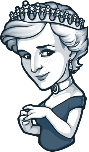 Princess Diana - استیکر های تلگرام چه کسانی هستند (301x512)