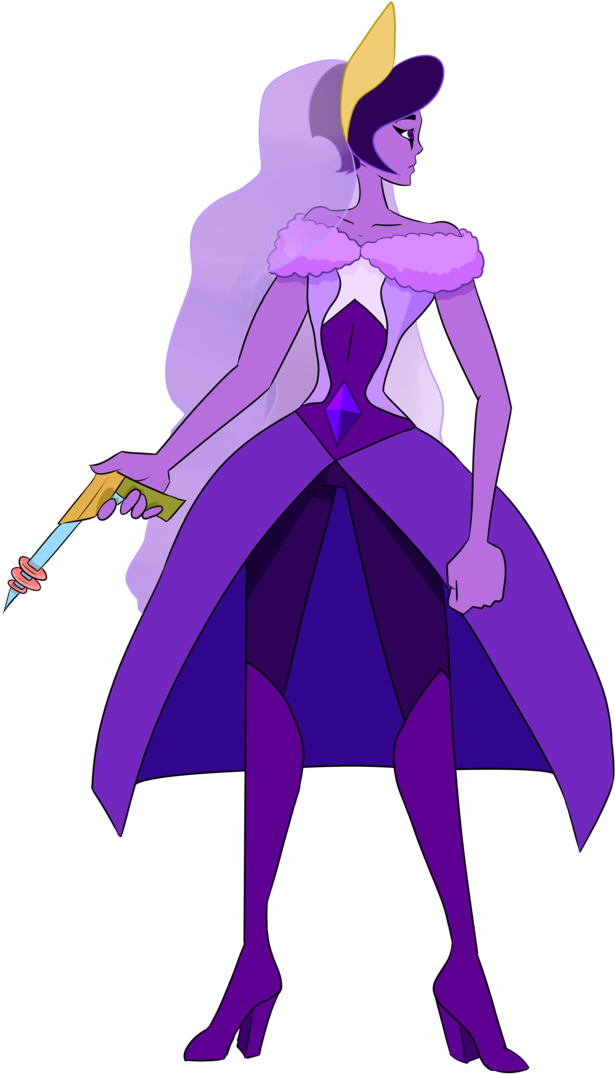 Russian Purple Diamond - Diamond (701x1139)