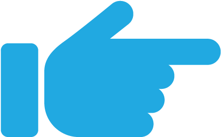 Interested - Finger Pointing Right Clipart (500x286)