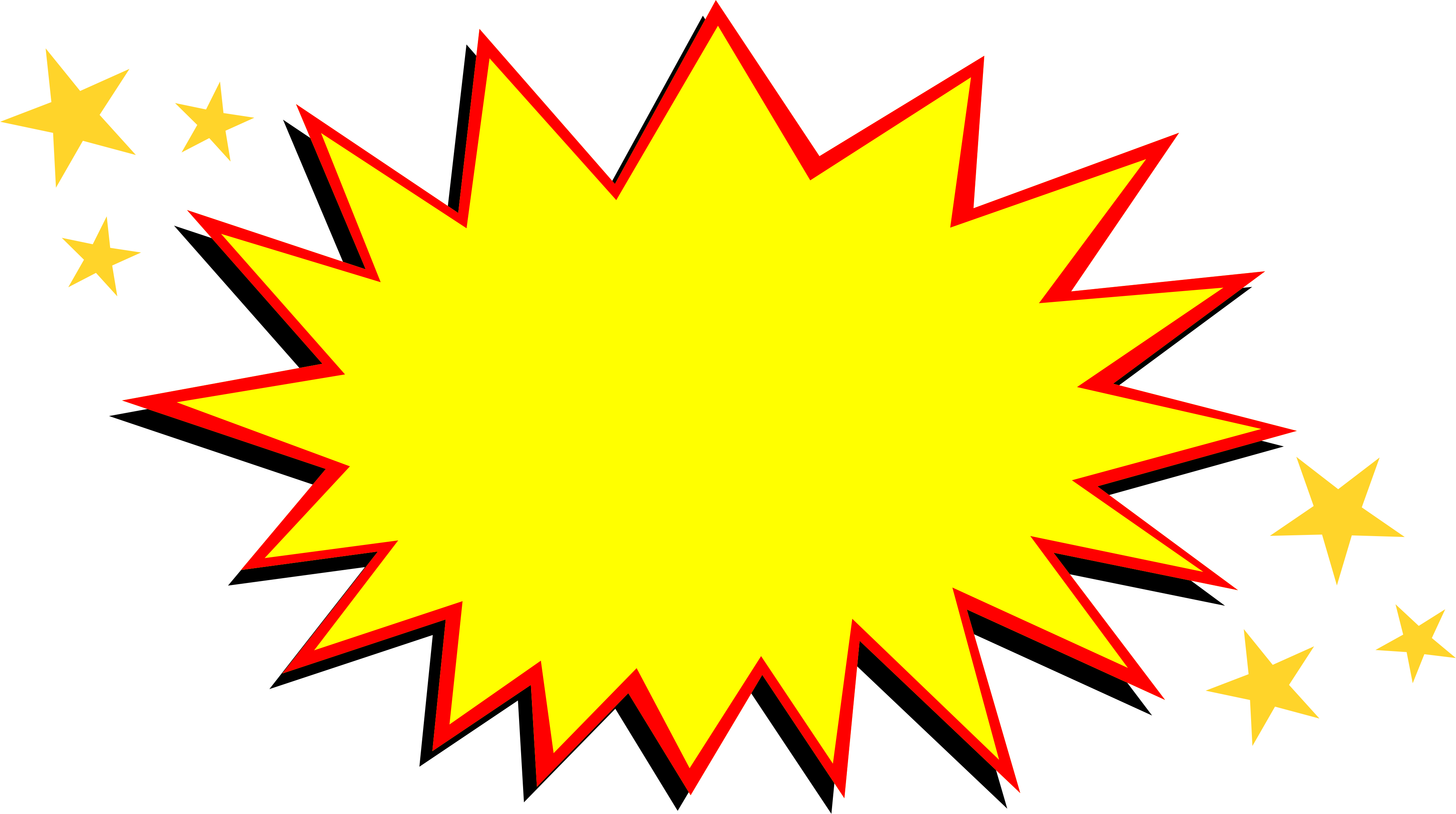 20 Comic Boom Explosion Vector Vol - Explosion Clipart Png (3638x2033)