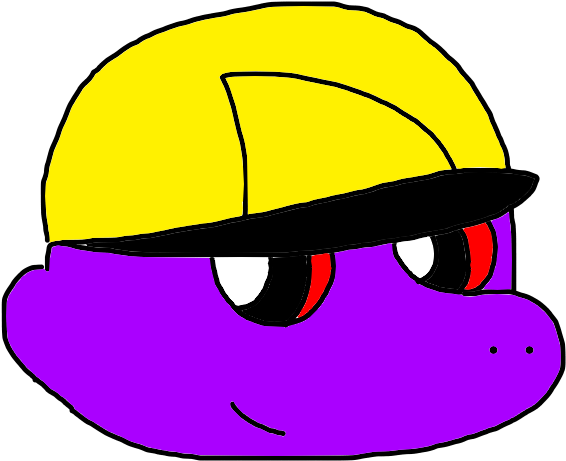 Purple Monkey By Marcospower1996 - Cartoon (722x613)