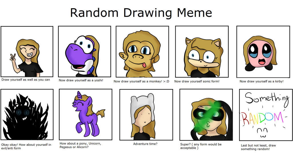 Random Drawing Meme By Thatonenerdoverthere - Cartoon (1024x537)
